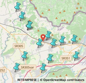 Mappa Via C. Battisti, 34070 Capriva del Friuli GO, Italia (4.33929)