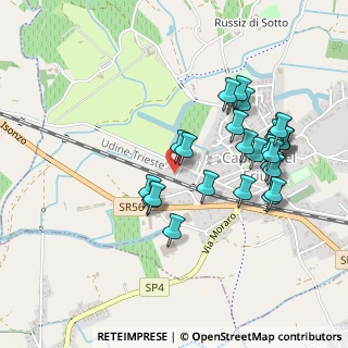 Mappa Via C. Battisti, 34070 Capriva del Friuli GO, Italia (0.47857)
