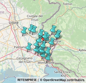 Mappa Via C. Battisti, 34070 Capriva del Friuli GO, Italia (8.893)