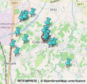 Mappa Via John Fitzgerald Kennedy, 31014 Colle Umberto TV, Italia (0.7855)