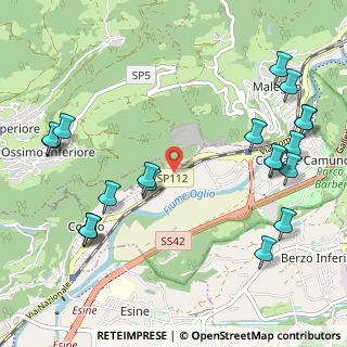 Mappa Via Borgo Olcese, 25040 Cividate Camuno BS, Italia (1.324)