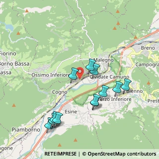Mappa Via Borgo Olcese, 25040 Cividate Camuno BS, Italia (2.06385)