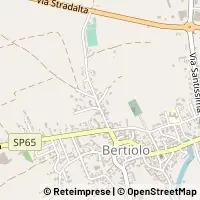 Mapa Bertiolo