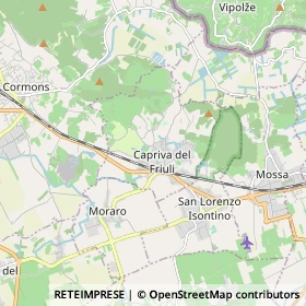 Mappa Capriva del Friuli