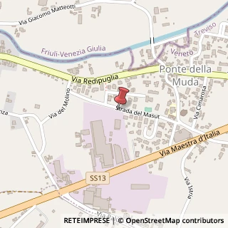 Mappa Strada dei Masut, 19, 31016 Cordignano, Treviso (Veneto)