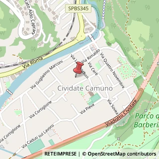 Mappa Via Cortiglione, 4, 25040 Cividate Camuno, Brescia (Lombardia)