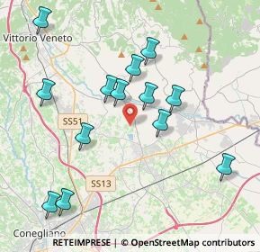 Mappa Via Dante A., 31014 Colle Umberto TV, Italia (3.99462)