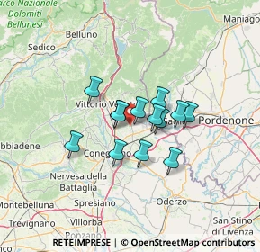Mappa Via Dante A., 31014 Colle Umberto TV, Italia (8.72077)