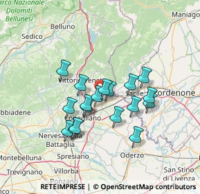 Mappa Via Dante A., 31014 Colle Umberto TV, Italia (10.91611)