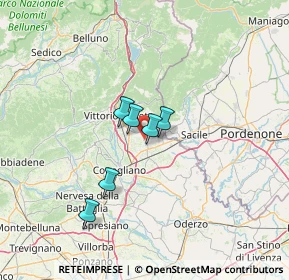 Mappa Via Dante A., 31014 Colle Umberto TV, Italia (34.934)