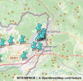 Mappa Piazza Camillo Benso Conte di Cavour, 34170 Gorizia GO, Italia (3.49929)