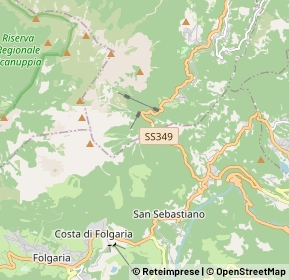 Mappa 38049 Bosentino TN, Italia (1.84583)