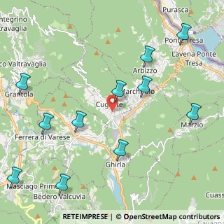 Mappa 21030 Cugliate-Fabiasco VA, Italia (2.61182)