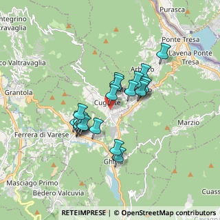 Mappa Via Primo Maggio, 21030 Cugliate-Fabiasco VA, Italia (1.3715)