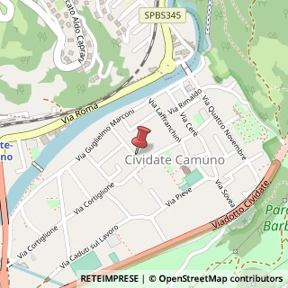 Mappa Via Santo Stefano, 2, 25040 Cividate Camuno, Brescia (Lombardia)