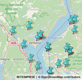 Mappa Via Costanza, 28921 Pallanza VB, Italia (9.758)