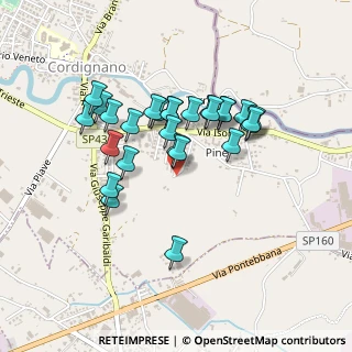 Mappa Via Tintoretto, 31016 Cordignano TV, Italia (0.38889)