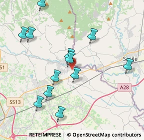 Mappa Via Tintoretto, 31016 Cordignano TV, Italia (4.11833)