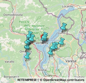 Mappa Via alla Ferrovia, 28921 Pallanza VB, Italia (10.55294)