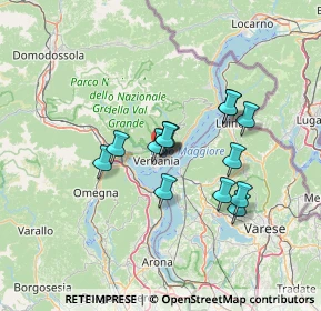 Mappa Via alla Ferrovia, 28921 Pallanza VB, Italia (10.37429)