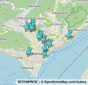 Mappa Via alla Ferrovia, 28921 Pallanza VB, Italia (1.25692)