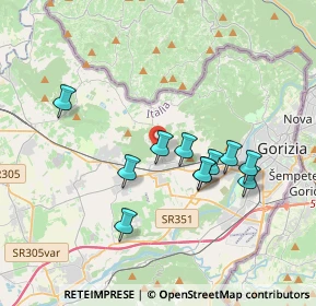 Mappa Via Tarabocchia, 34070 Mossa GO, Italia (3.17545)