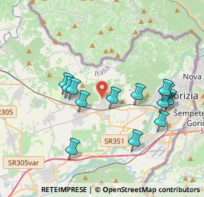 Mappa Via Tarabocchia, 34070 Mossa GO, Italia (3.62923)