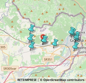 Mappa Via Tarabocchia, 34070 Mossa GO, Italia (3.52455)