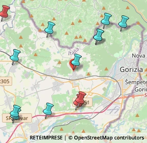 Mappa Via Tarabocchia, 34070 Mossa GO, Italia (5.90933)