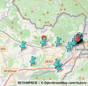Mappa Via Tarabocchia, 34070 Mossa GO, Italia (4.9885)