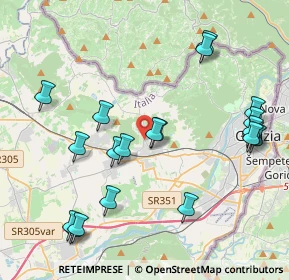 Mappa Via Tarabocchia, 34070 Mossa GO, Italia (4.5515)