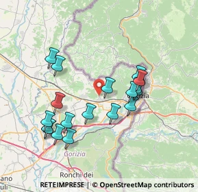 Mappa Via Tarabocchia, 34070 Mossa GO, Italia (7.08056)