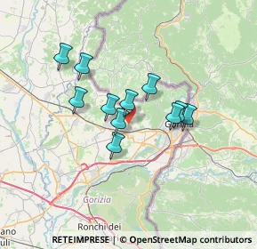Mappa Via Tarabocchia, 34070 Mossa GO, Italia (5.11545)