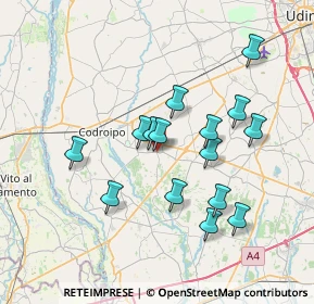 Mappa Via Codroipo, 33032 Bertiolo UD, Italia (6.49733)