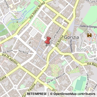 Mappa Via Carlo de Morelli, 38, 34170 Gorizia, Gorizia (Friuli-Venezia Giulia)