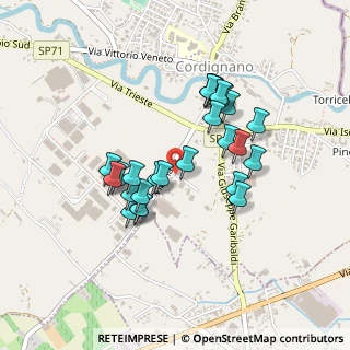 Mappa Zona Industriale Via Piave, 31016 Cordignano TV, Italia (0.36)