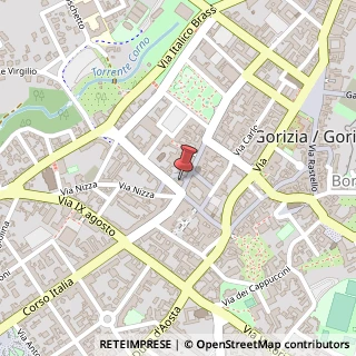 Mappa Corso Giuseppe Verdi, 100, 34170 Gorizia, Gorizia (Friuli-Venezia Giulia)