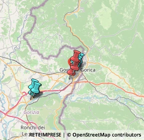 Mappa Via del Poggio, 34170 Gorizia GO, Italia (4.8425)