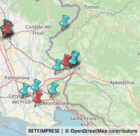 Mappa Via del Poggio, 34170 Gorizia GO, Italia (20.40722)