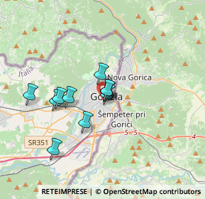 Mappa Via Giovanni Contavalle, 34170 Gorizia GO, Italia (2.45182)