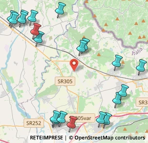 Mappa Via Galileo Ferraris, 34071 Cormons GO, Italia (5.8405)