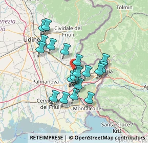 Mappa Via Galileo Ferraris, 34071 Cormons GO, Italia (11.3405)