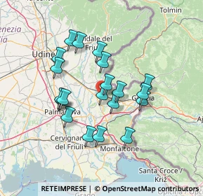 Mappa Via Galileo Ferraris, 34071 Cormons GO, Italia (11.832)