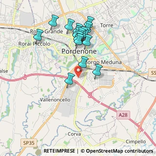Mappa Via P. Amalteo, 33170 Pordenone PN, Italia (1.88235)