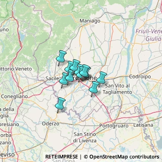 Mappa Via P. Amalteo, 33170 Pordenone PN, Italia (6.1625)