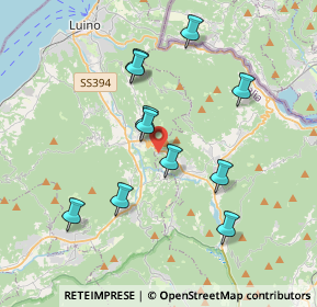 Mappa Via Fornaci, 21035 Cunardo VA, Italia (3.50455)