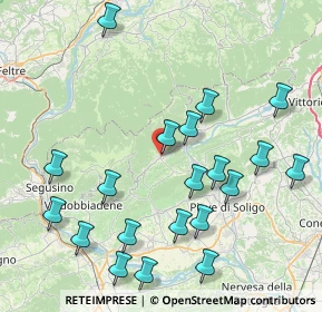 Mappa VIA NOGARE’ 21 CAMPEA DI, 31050 Miane TV, Italia (9.112)