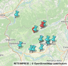 Mappa VIA NOGARE’ 21 CAMPEA DI, 31050 Miane TV, Italia (7.01615)