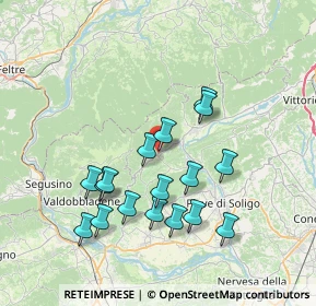 Mappa VIA NOGARE’ 21 CAMPEA DI, 31050 Miane TV, Italia (6.93353)
