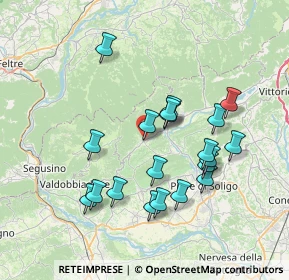 Mappa VIA NOGARE’ 21 CAMPEA DI, 31050 Miane TV, Italia (6.8585)